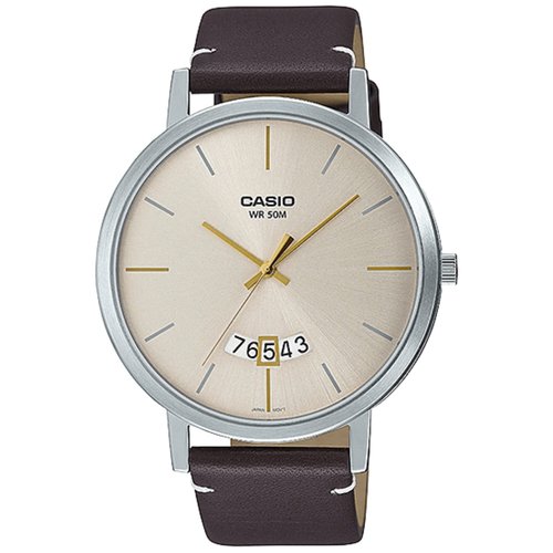 Наручные часы CASIO Collection MTP-B100L-9E, черный, серебряный casio mtp vd01sg 9e