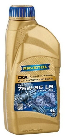 Масло Трансмиссионное Синт. Dgl 75w-85 (Api Gl-5 + Ls) 1л Ravenol арт. 1221107-001