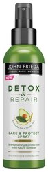 John Frieda Detox & Repair Несмываемый спрей для укрепления волос с термозащитой