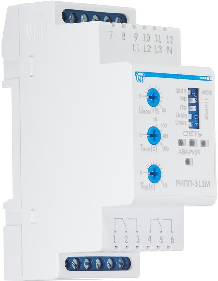 Реле контроля напряжения Новатек-Электро РНПП-311М