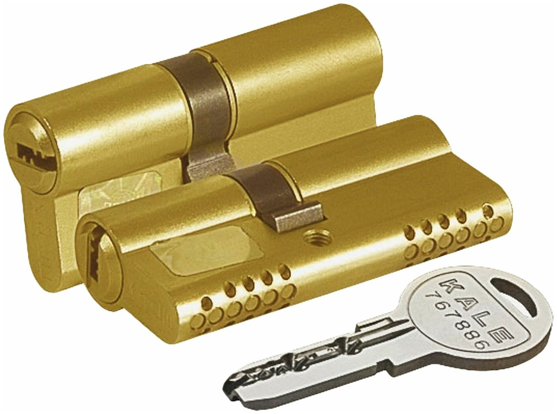 Цилиндр Kale Kilit 164 OBS SNE/100 мм (45+10+45) ключ/ключ латунь
