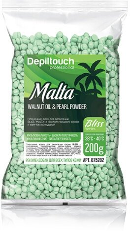 Depiltouch Воск для депиляции пленочный BLISS MALTA, 200гр