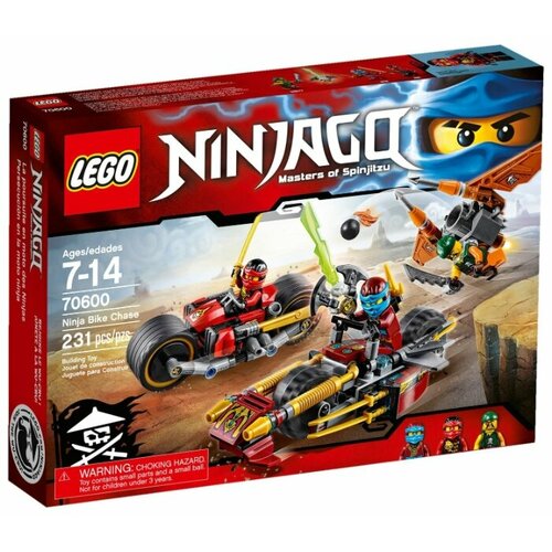 Конструктор LEGO Ninjago 70600 Погоня на мотоциклах, 231 дет.