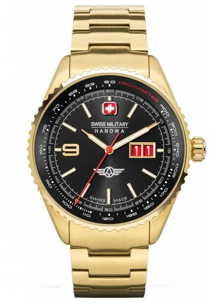 Наручные часы Swiss Military Hanowa Air Afterburn, золотой, черный
