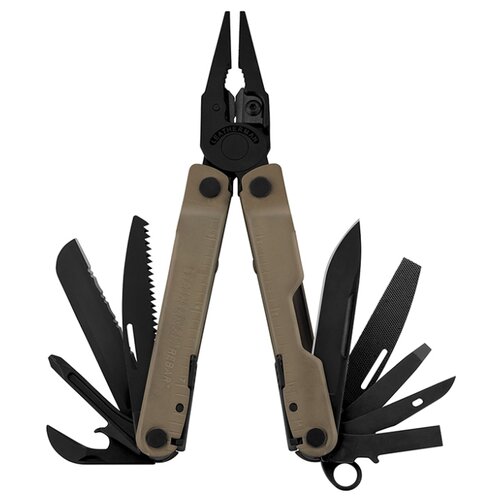 фото Мультитул LEATHERMAN Rebar (832406) (17 функций) с чехлом черно-коричневый