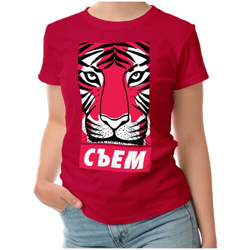 фото Футболка roly, размер l, красный