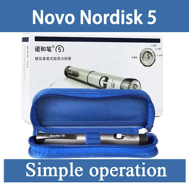 Novo Nordo и ручка 4 ручка для инъекций инсулина безболезненный шприц для диабета Novo Nordisk 5 и Linguo и острая ручка Novo Nordisk 5