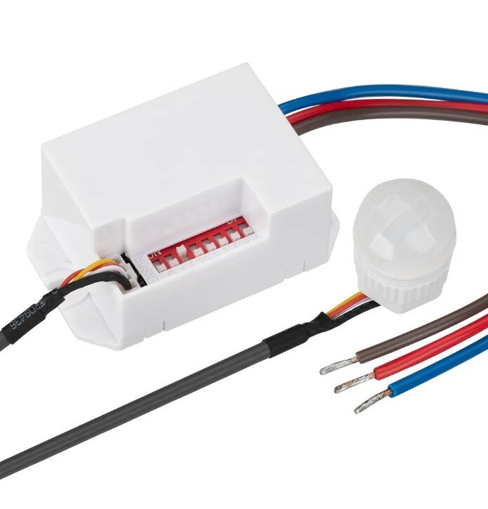 Датчик движения Arlight Prime-PIR-IN-360-230V-Multi 027387 ИК-датчик белый