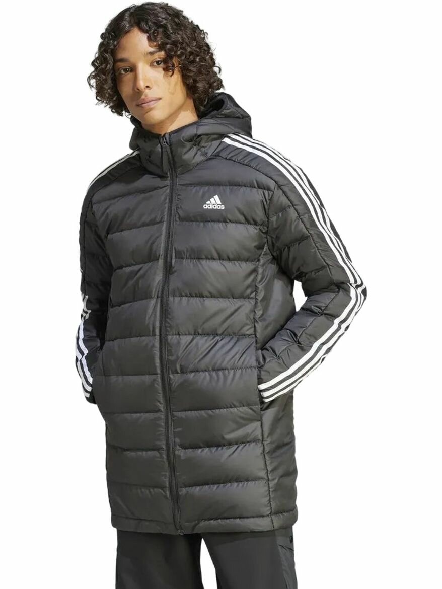 Куртка Essentials 3-Stripes Light Down Hooded Parka