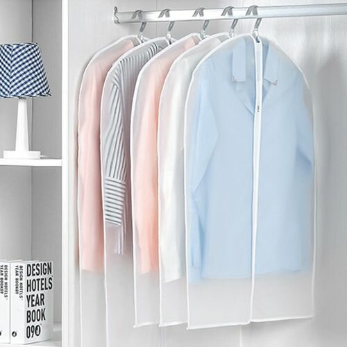 Чехол для одежды 60х100 см цвет белый