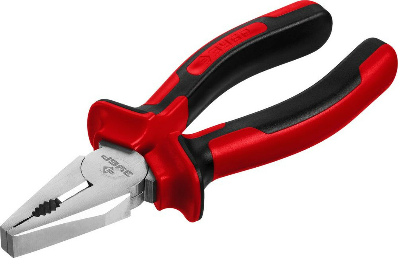 Плоскогубцы ЗУБР  комбинированные  хромированные  маслобензостойкие  160мм