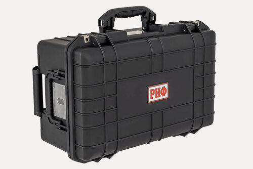 Изображение товара Кейс защитный ударопрочный РИФ 558х355х228 мм IP67 на колесах с телескопической ручкой, черный, арт. WRT-70