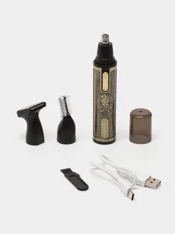 Триммер Philips, для носа/ушей/бровей/лица, 3 в 1, влажная/сухая стрижка, USB-подзарядка — фото 1