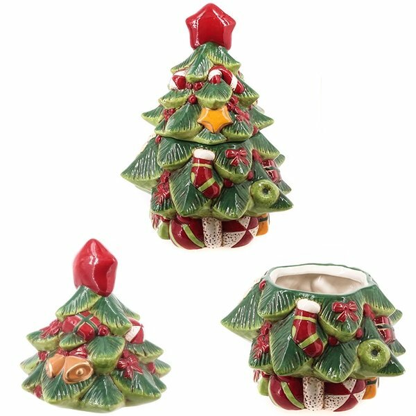 Конфетница Елка 2250 мл 25*23*30 см KSM-233058