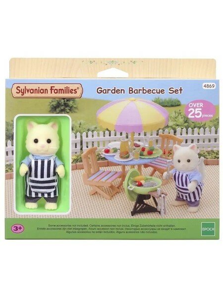 Набор Sylvanian Families 2239 "Барбекю", интерактивный, 10 предметов