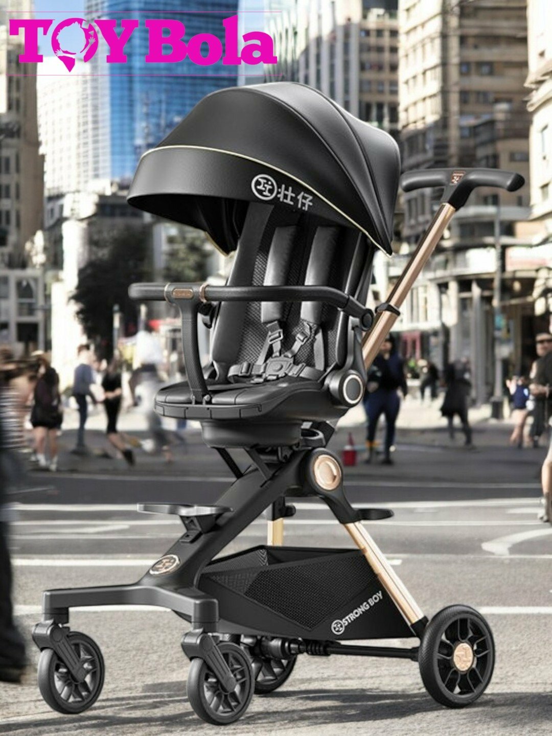 Дрон коляска, для детей от 0 до 2 лет компактная , складная , вращение 360 градусов