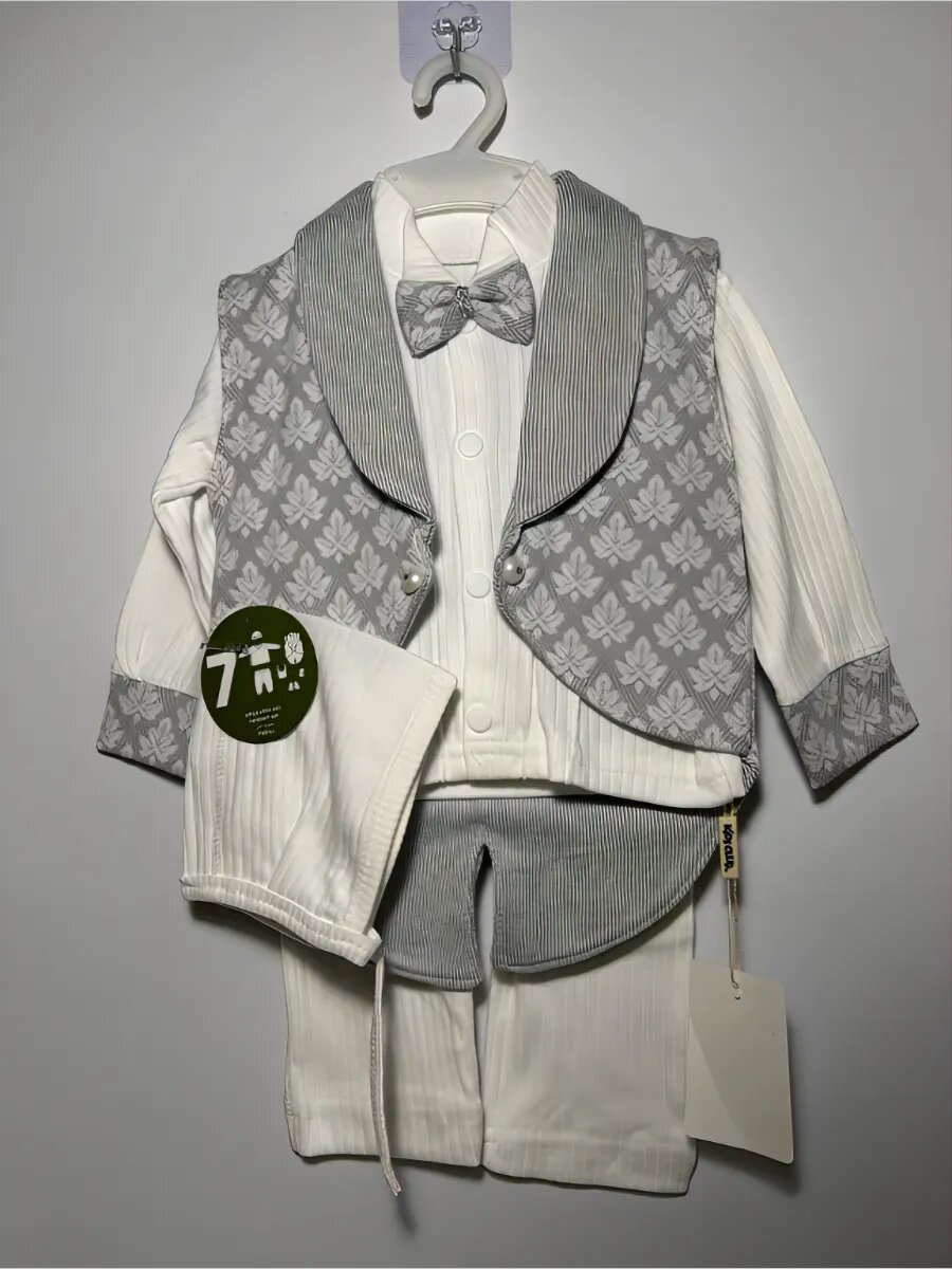 Комплект одежды  размер 62 серый