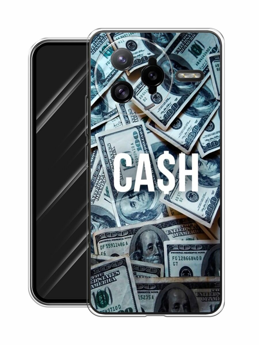 Силиконовый чехол на Poco F7 Ultra / Поко F7 Ультра с принтом "Cash" — фото 1