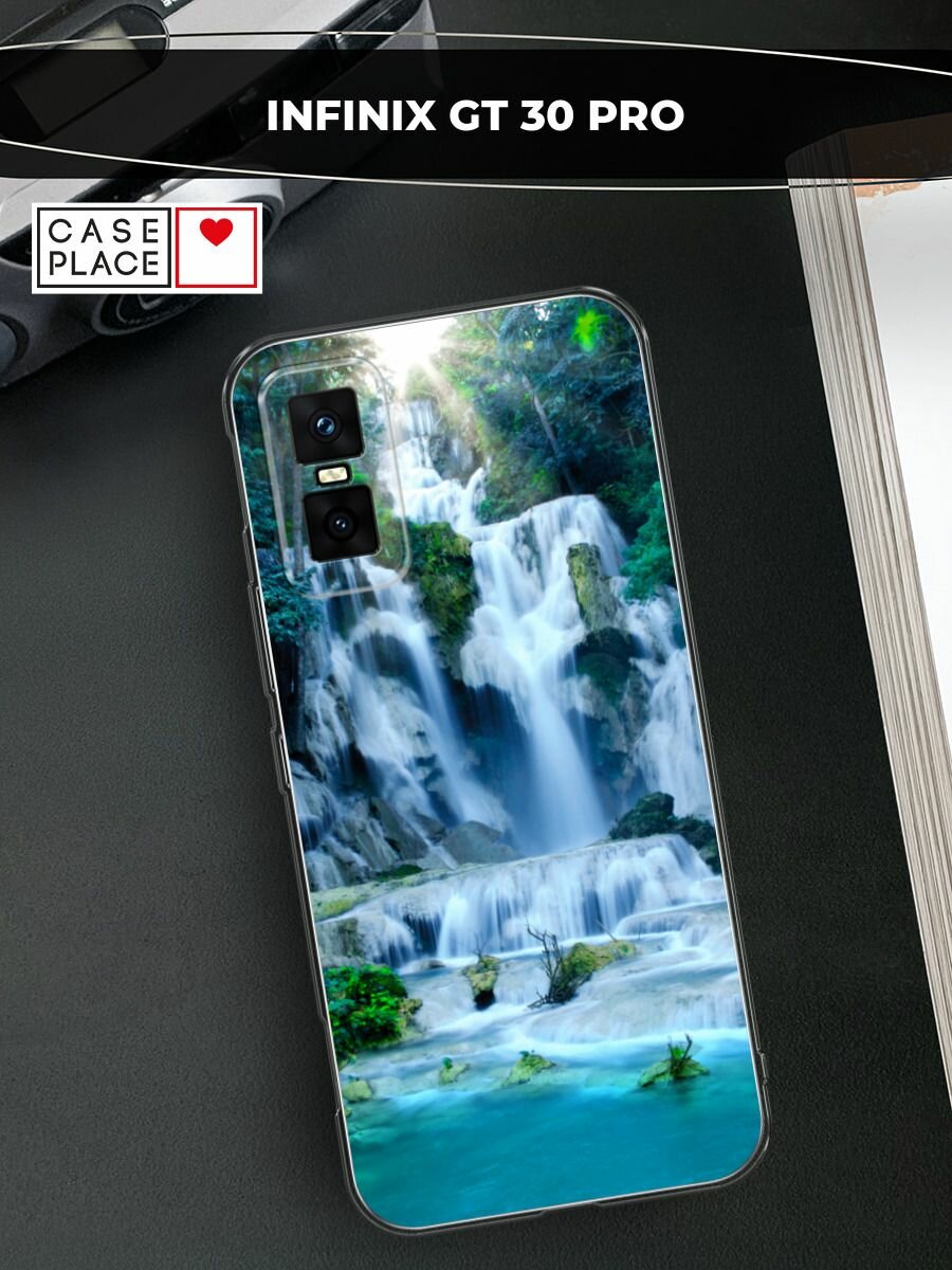 Чехол на Infinix GT 30 Pro / Инфиникс GT 30 Про с принтом "Водопад 8"