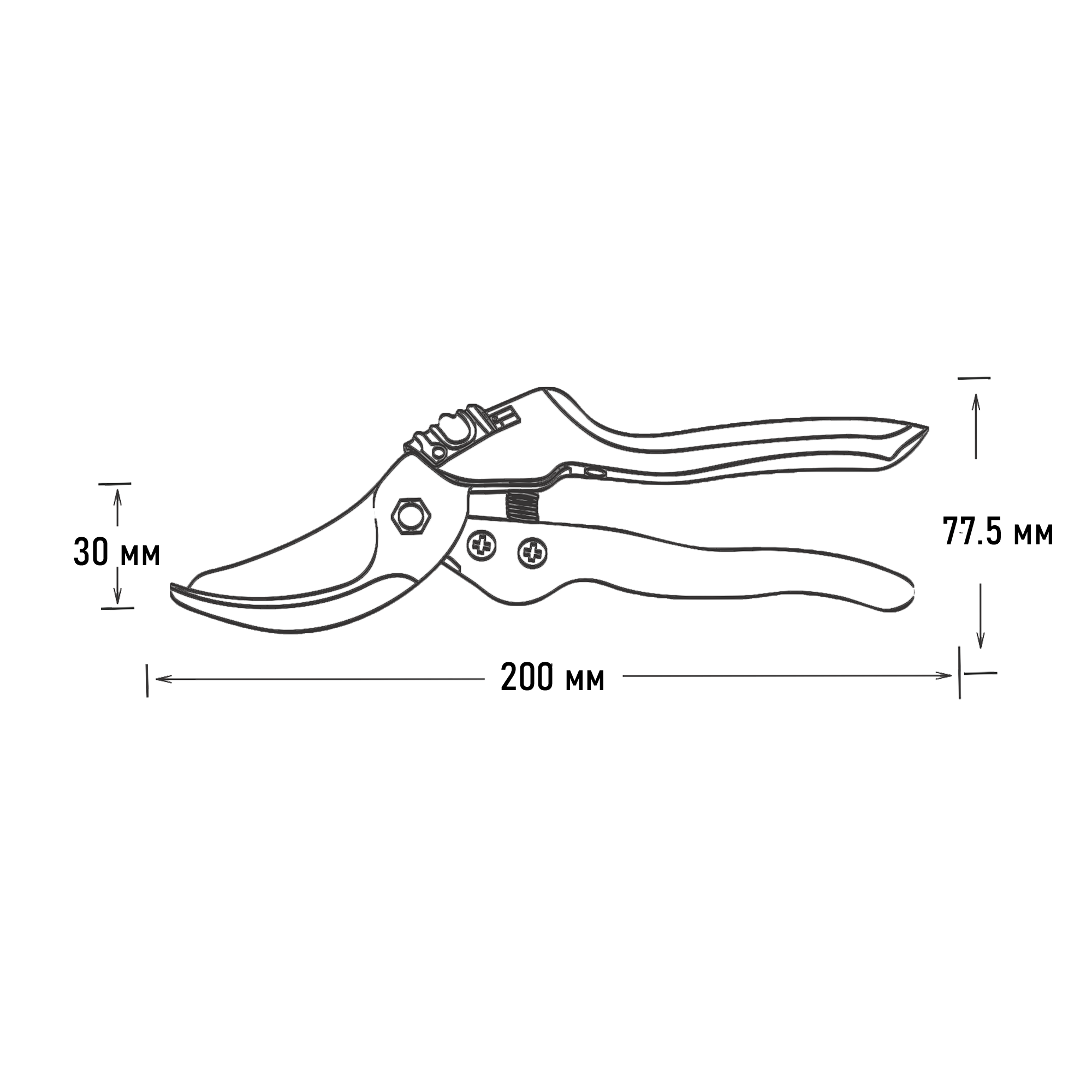 Садовый секатор Harden - фото №4