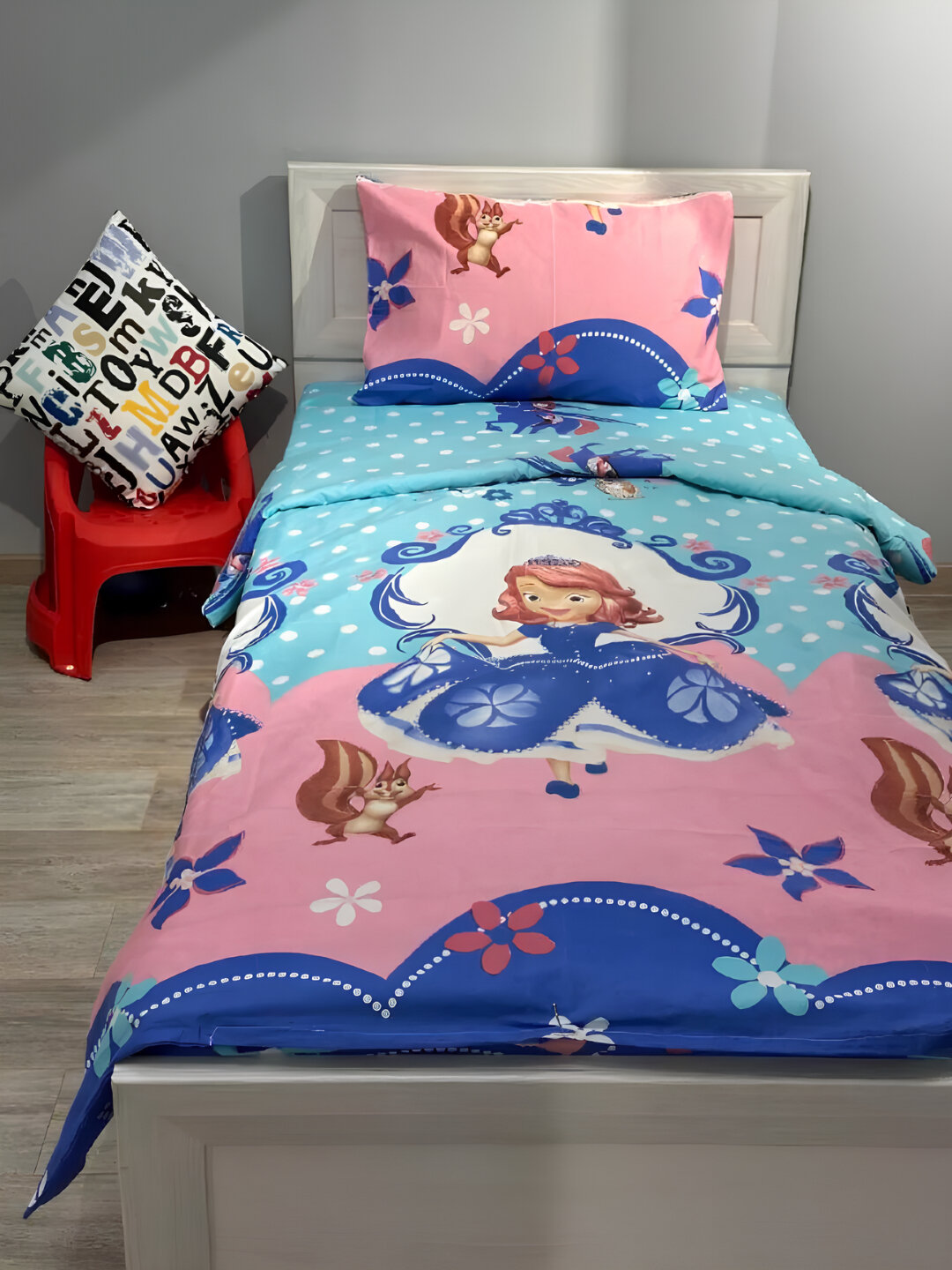 Детское постельное белье, односпальное, эко бамбук, простынь, пододеяльник, наволочка — фото 1