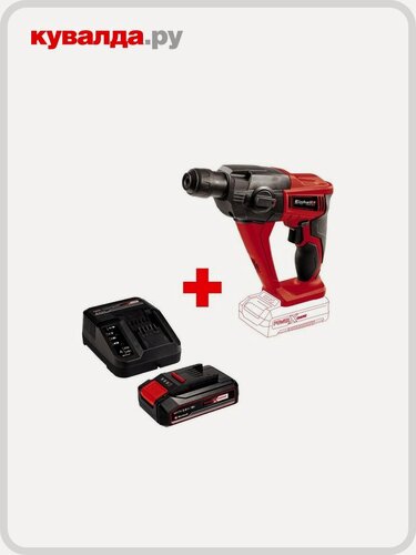 Изображение товара Перфоратор аккумуляторный EINHELL PXC TE-HD 18 Li ЗУ, АКБ 2.5Ач