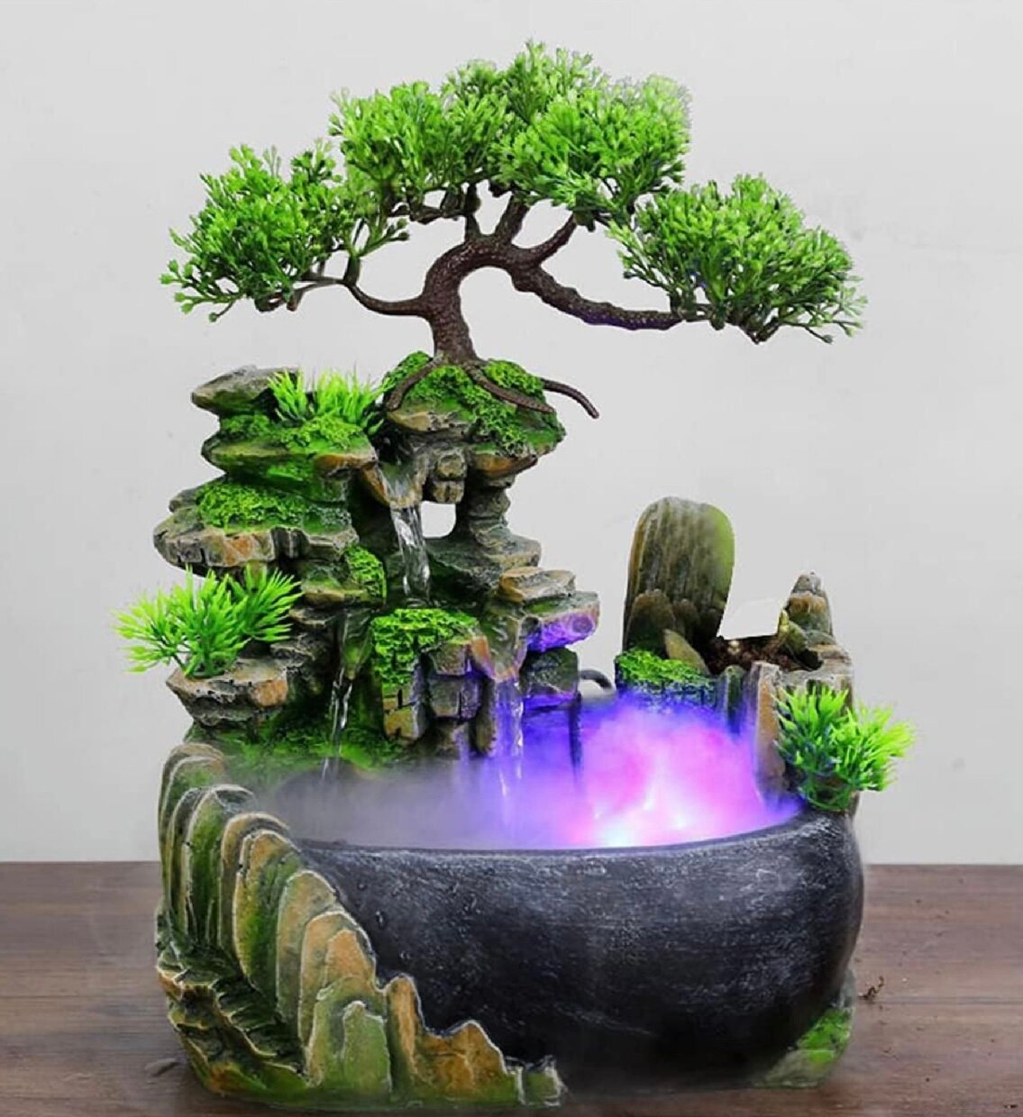 Креативный бонсай, с проточной водой, интерьерное украшение для рабочего стола
