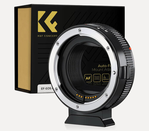 Изображение товара Адаптер K&F Concept EF-EOS R II AF, объективы Canon EF/EF-S на камеры Canon EOS R