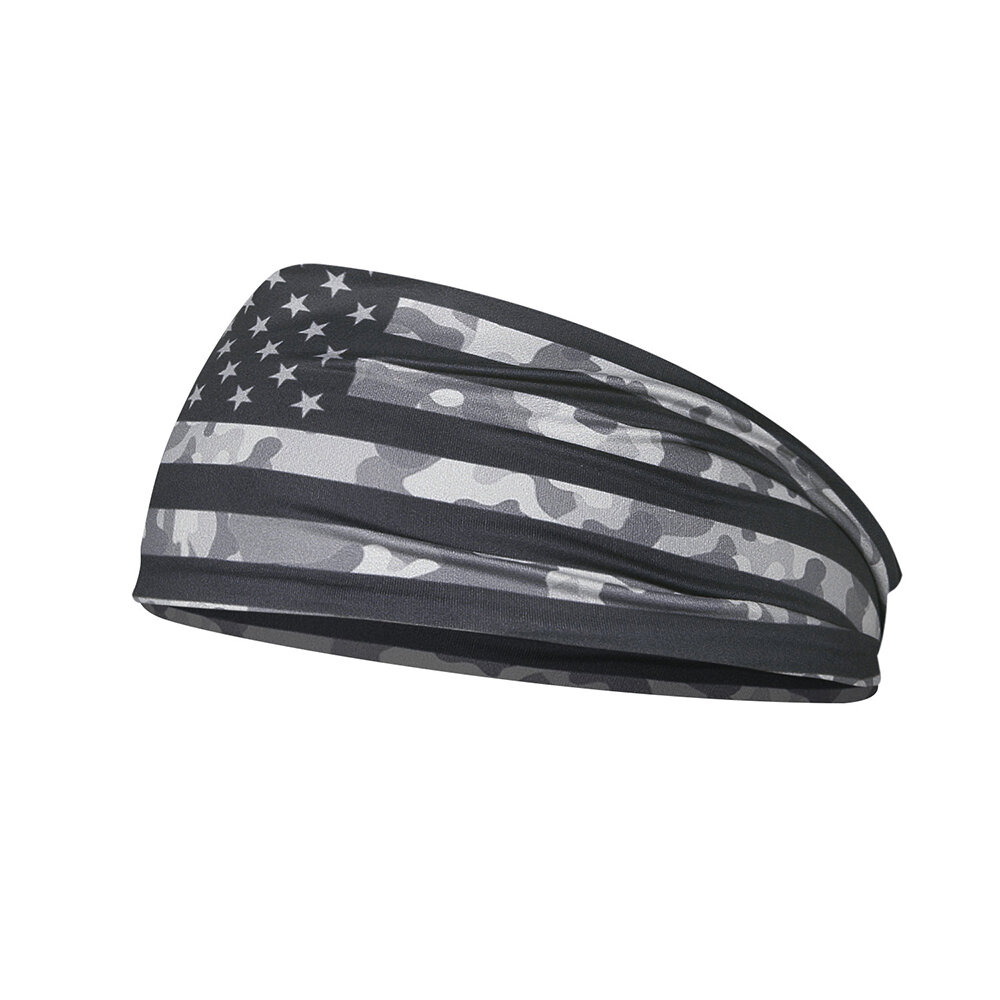 Головной банда многофункциональный аксессуар женский йога шарф для головы спортивный эластичный впитывающий пот бандан для бега спорта путешествий фитнеса polyester 24*10cm 12 стилей в упаковке 12*8*4cm вес 20гр 1шт