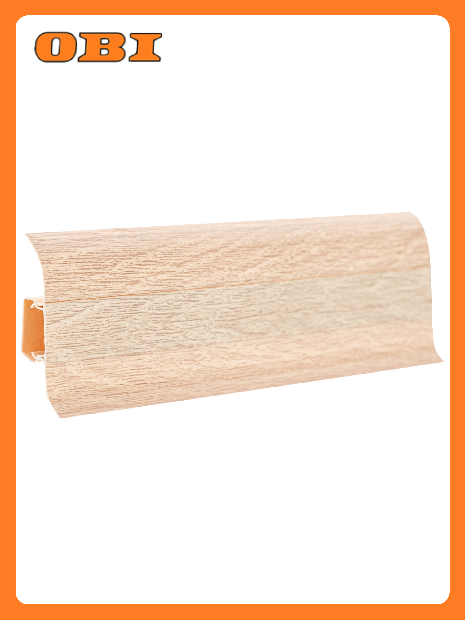 Плинтус ПВХ 60мм TECHNICAL Т18 лиственница 25м