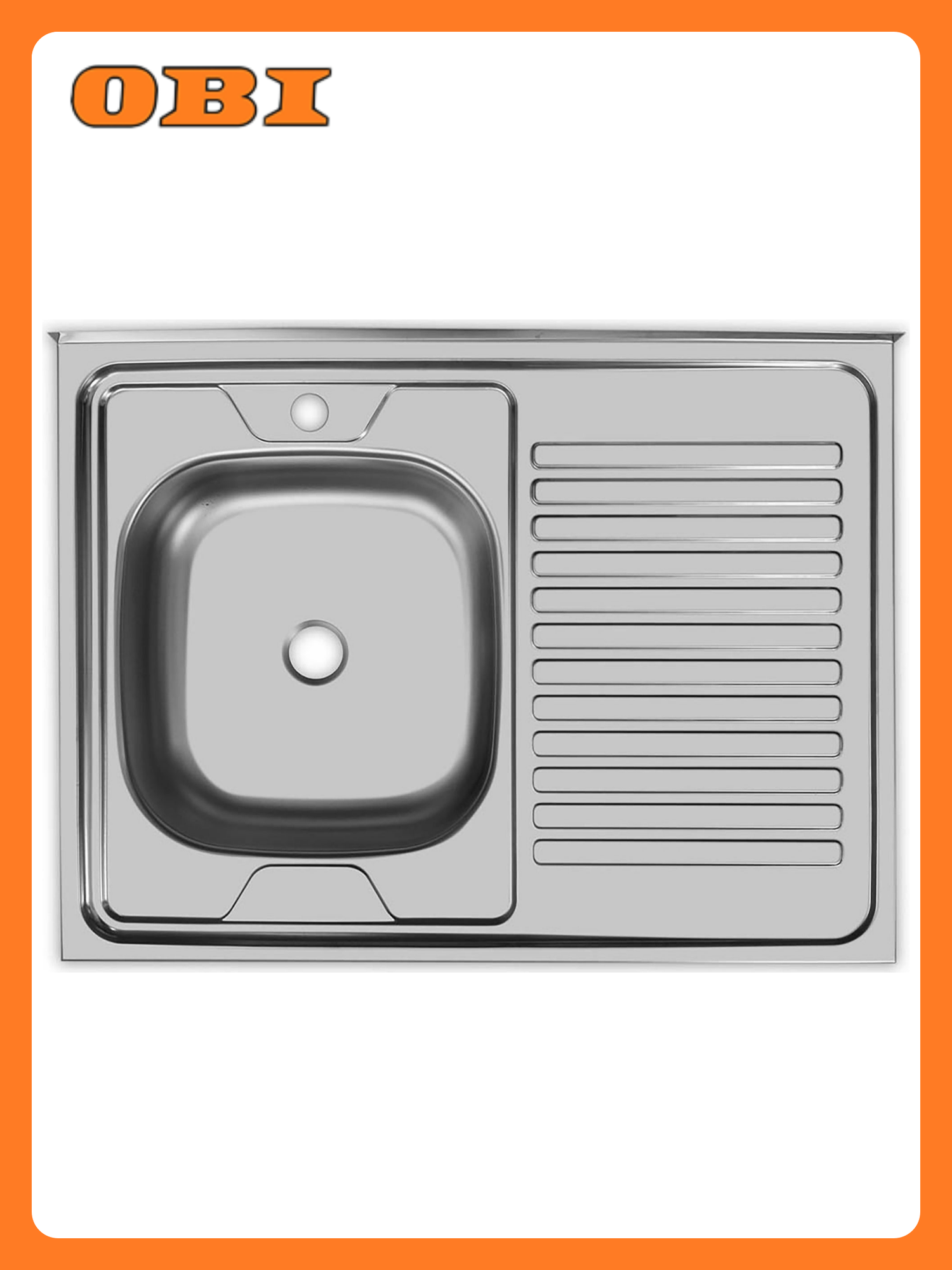 Мойка UKINOX GM нержавеющая сталь накладная прямоугольная 80x60 см