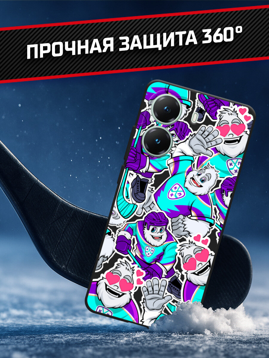 Льдогенераторы Xiaomi Чехол на Xiaomi POCO X7 PRO / Сяоми Поко X7 Про с принтом КХЛ. Крут Стикербомбинг