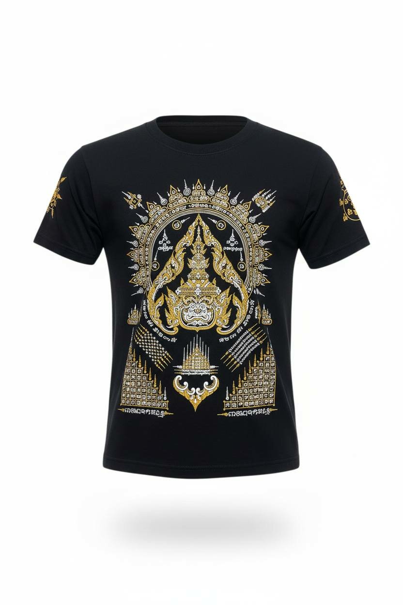 Футболка спортивная Born to be Muaythai, размер M, черный — фото 1