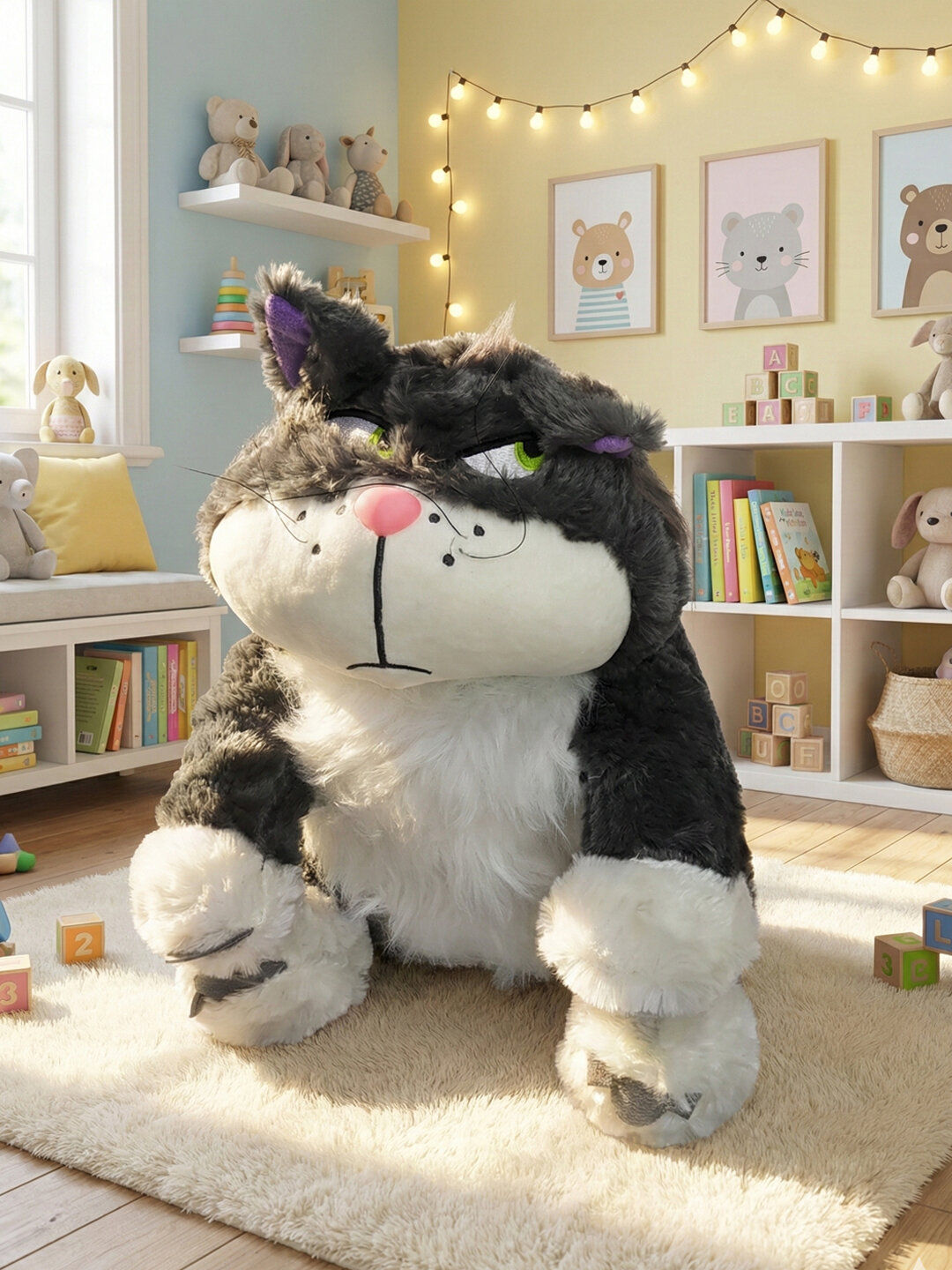 “Мягкая Игрушка Кот 25см – Забавный и Яркий Дизайн, Плюшевый Товар для Детей”