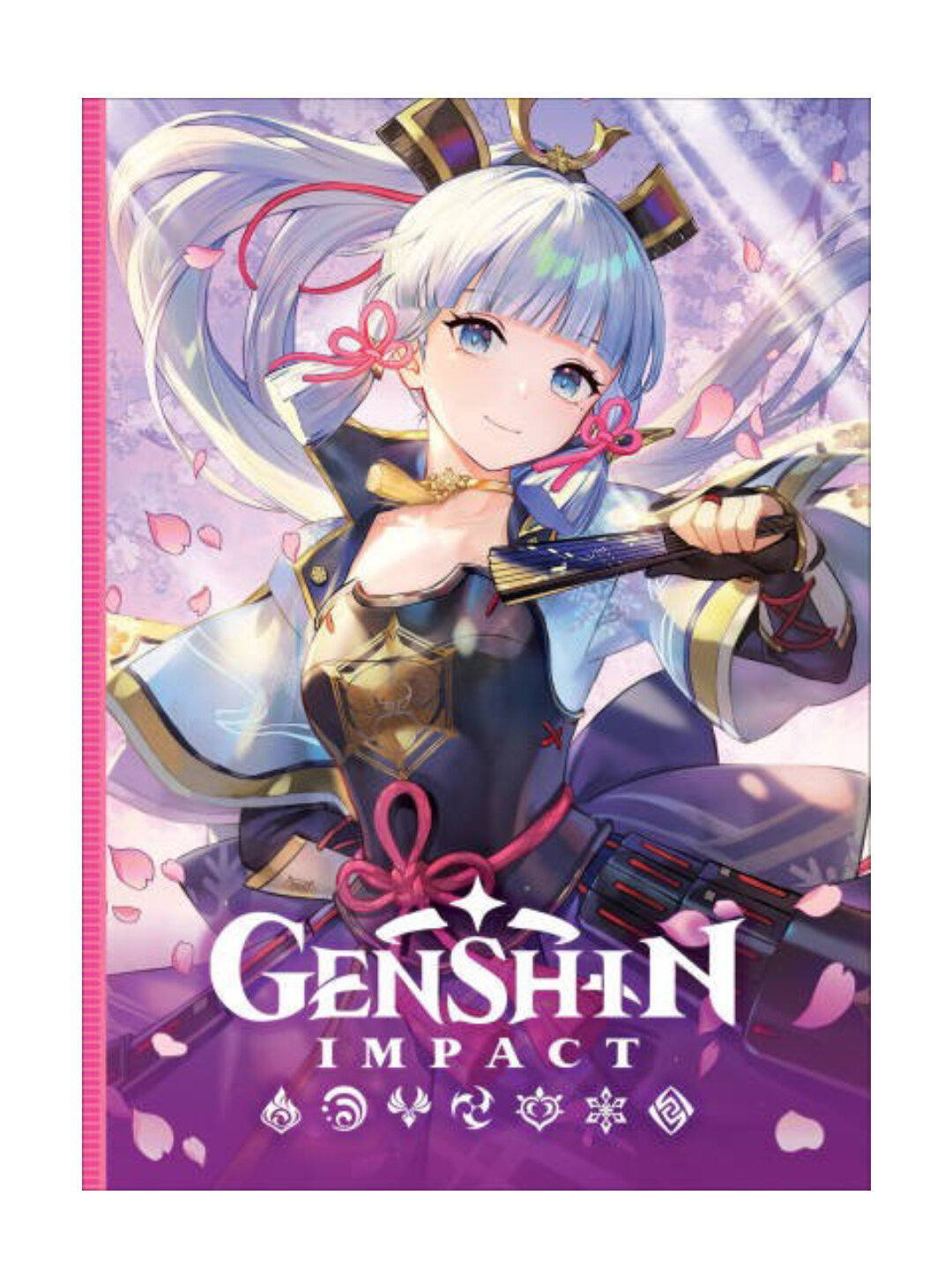 Genshin Impact ежедневник с наклейками, розовый