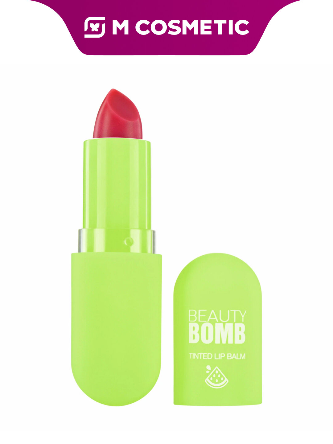 Бальзам-тинт BEAUTY BOMB т03, для губ, с эффектом румянца, уход и цвет, 3,5 г