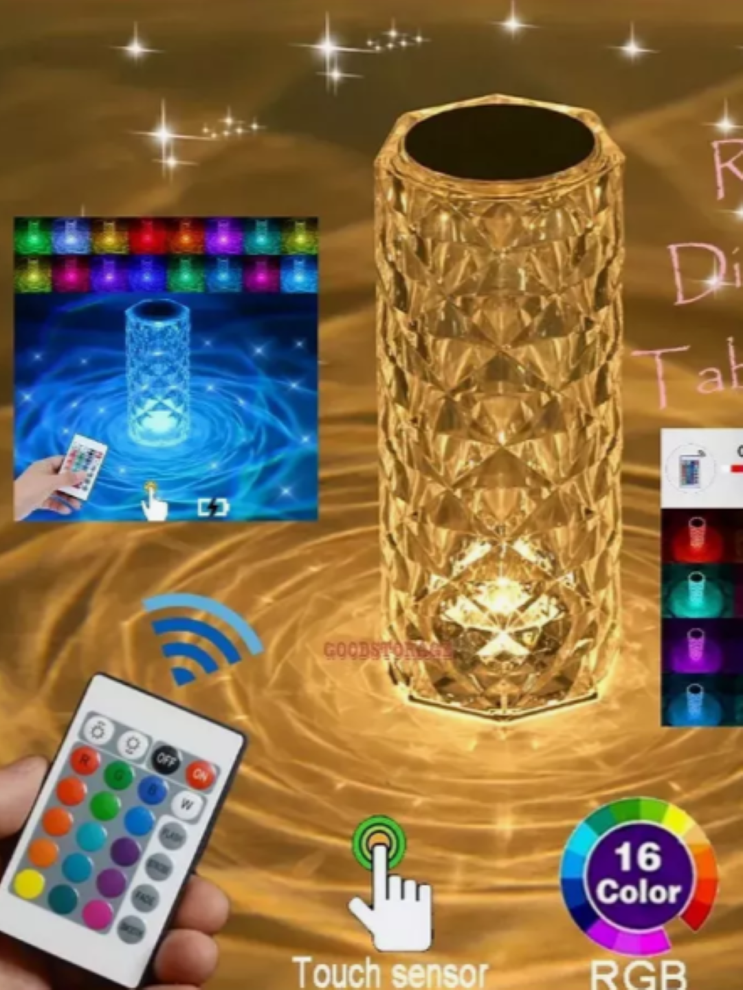 Ночник «Magic Glow» — элегантный декоративный светильник для создания тёплой и волшебной атмосферы переведи