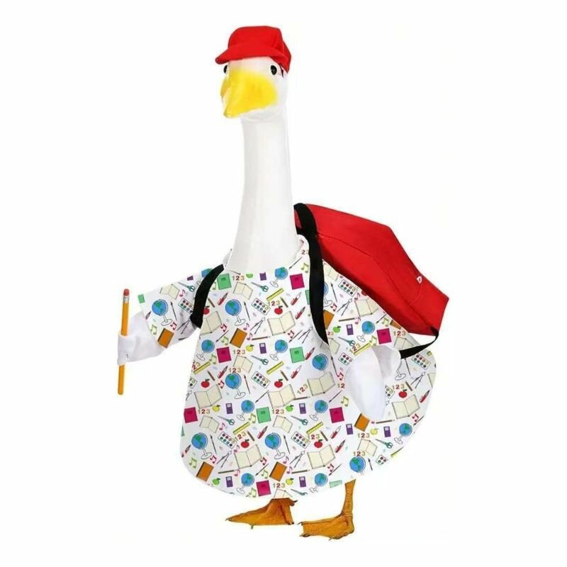 Креативный и интересный костюм гуся "Возвращение на школьное крыльцо"-A