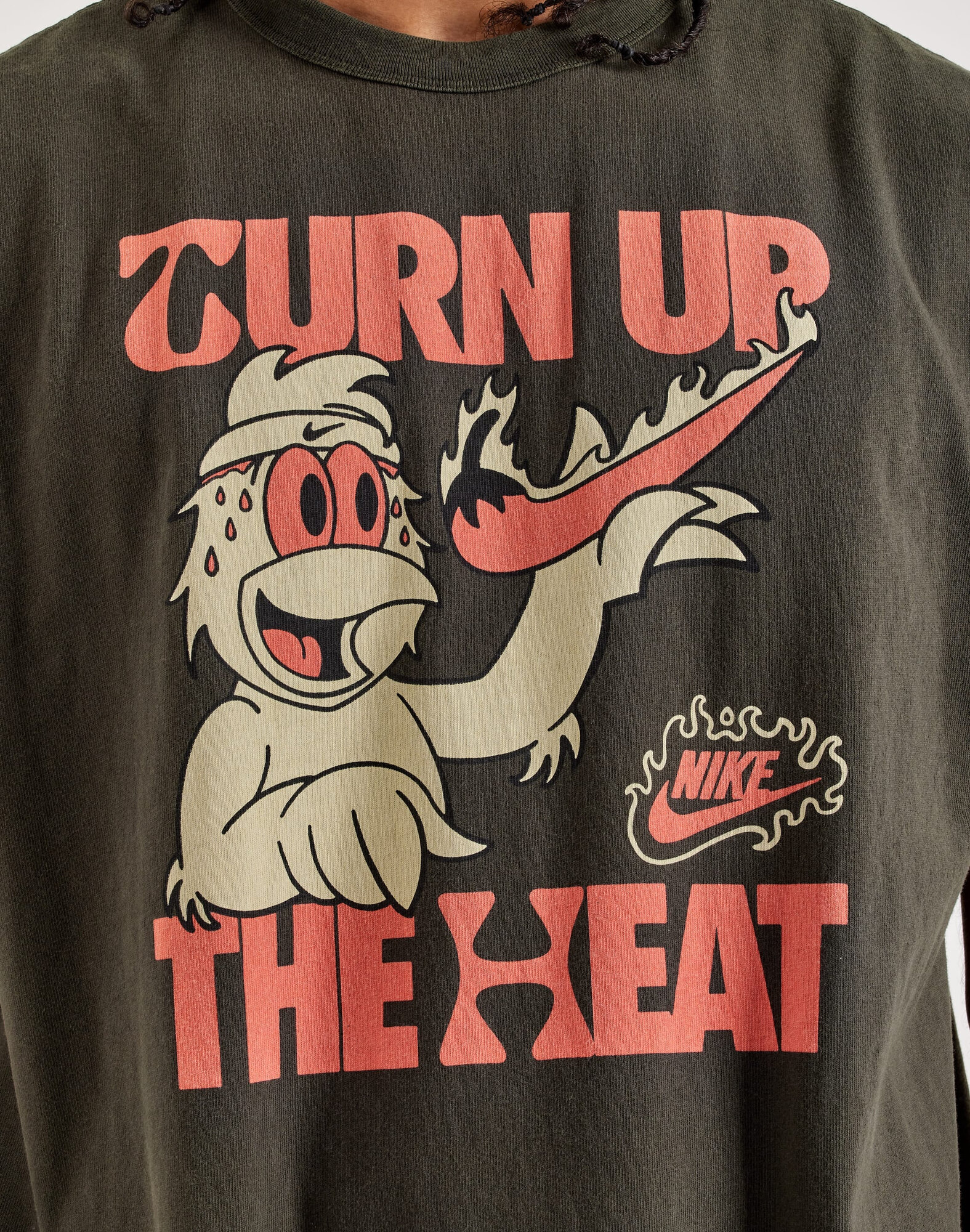 Футболка NIKE, 1 шт., размер L, черный — фото 1