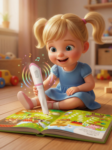 Изображение товара Интерактивная развивающая игрушка обучающая ручка-тренажер "Говоручка", BertToys, для детей от 3 лет