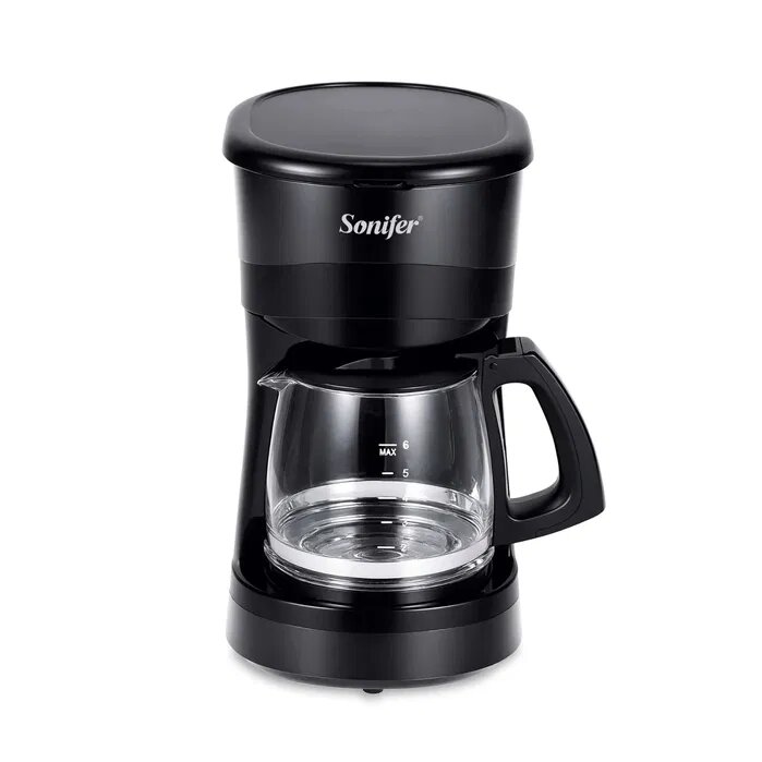 Электрическая капельная кофеварка Sonifer SF‑3597 с вместимостью 0,6 л,