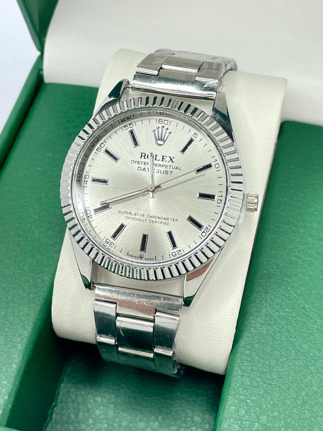 Наручные часы, серебряный — фото 1