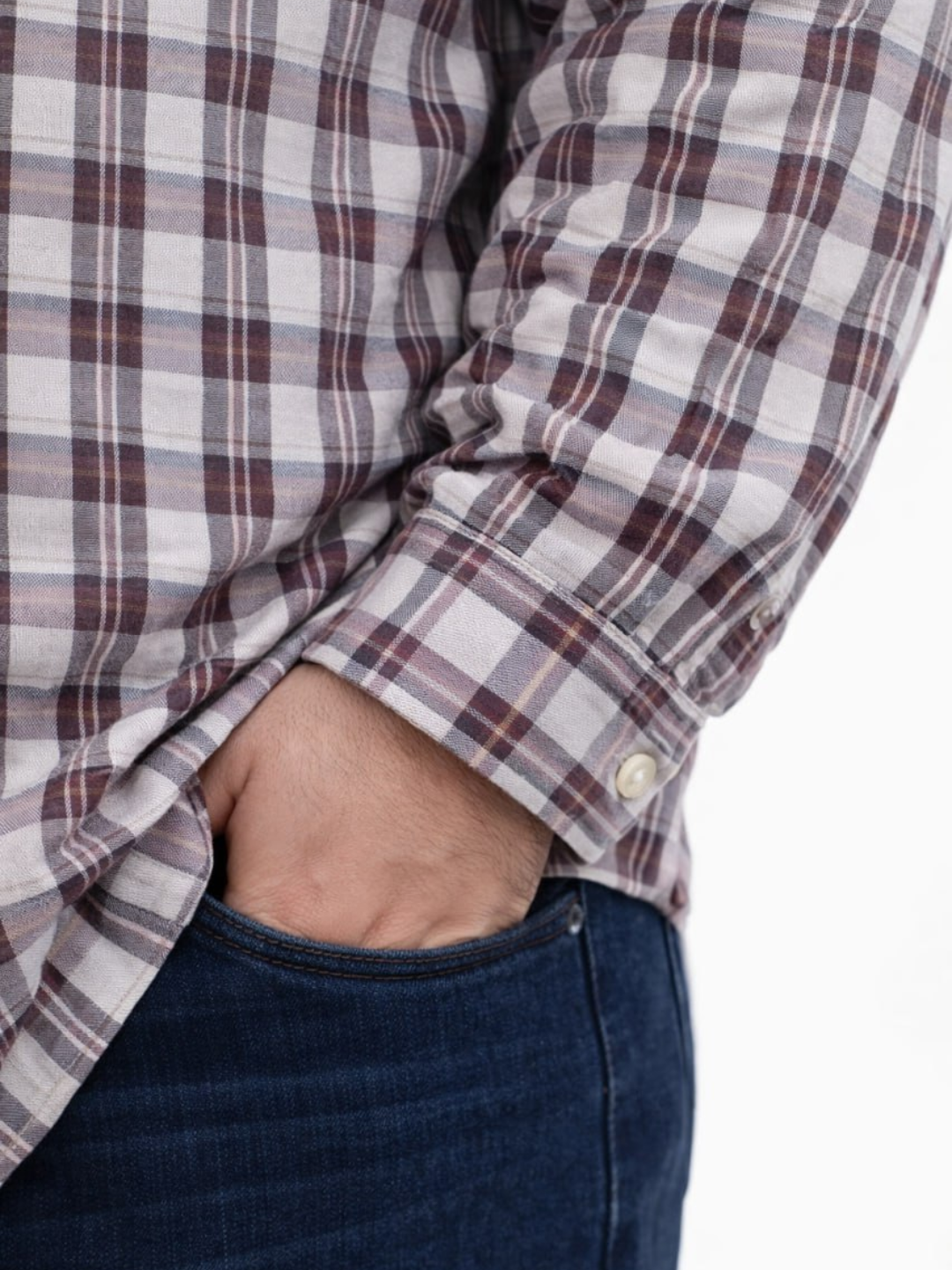 Рубашка , размер 5XL, коричневый, белый — фото 1