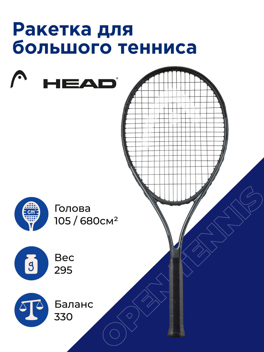 Теннисная ракетка Head Geo Speed Silver. Ручка 3