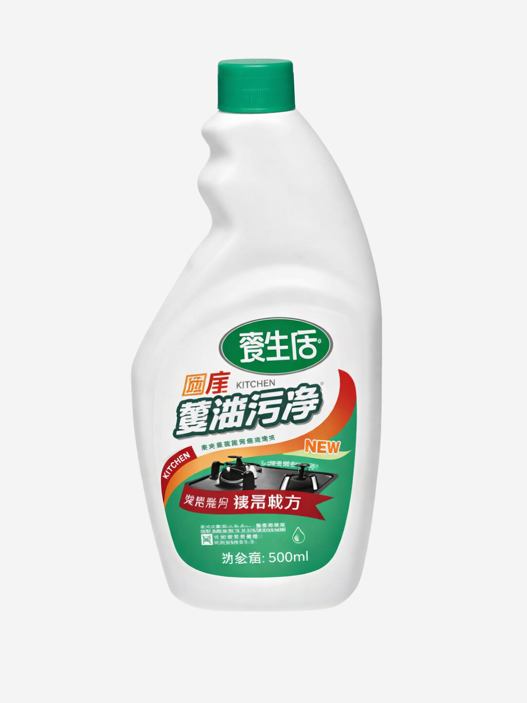 Средство для удаления жира Greenleaf iLife Kitchen, антибактериальное, 500мл