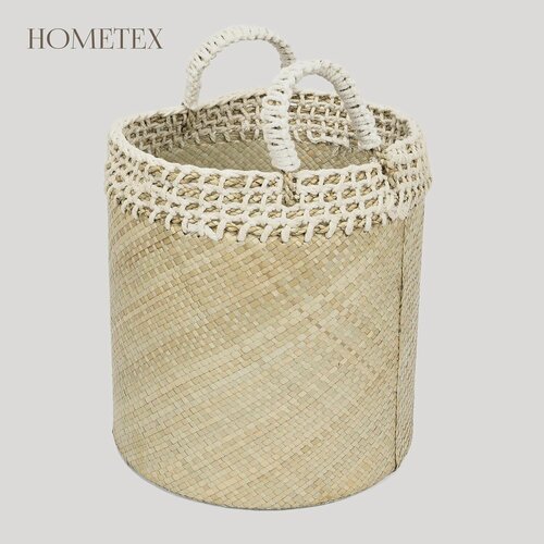 Изображение товара Корзина для хранения Hometex Natural pandan размер M 28х28х26 см