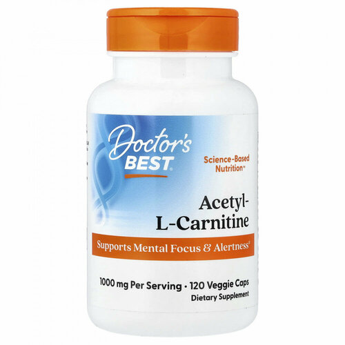 Doctor's Best Acetyl-L-Carnitine (500 мг) 120 капсул