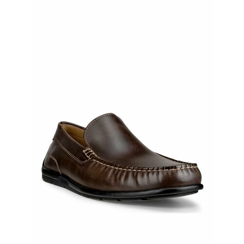 фото Мокасины ecco classic moc 2.0, размер 40, темно-коричневый
