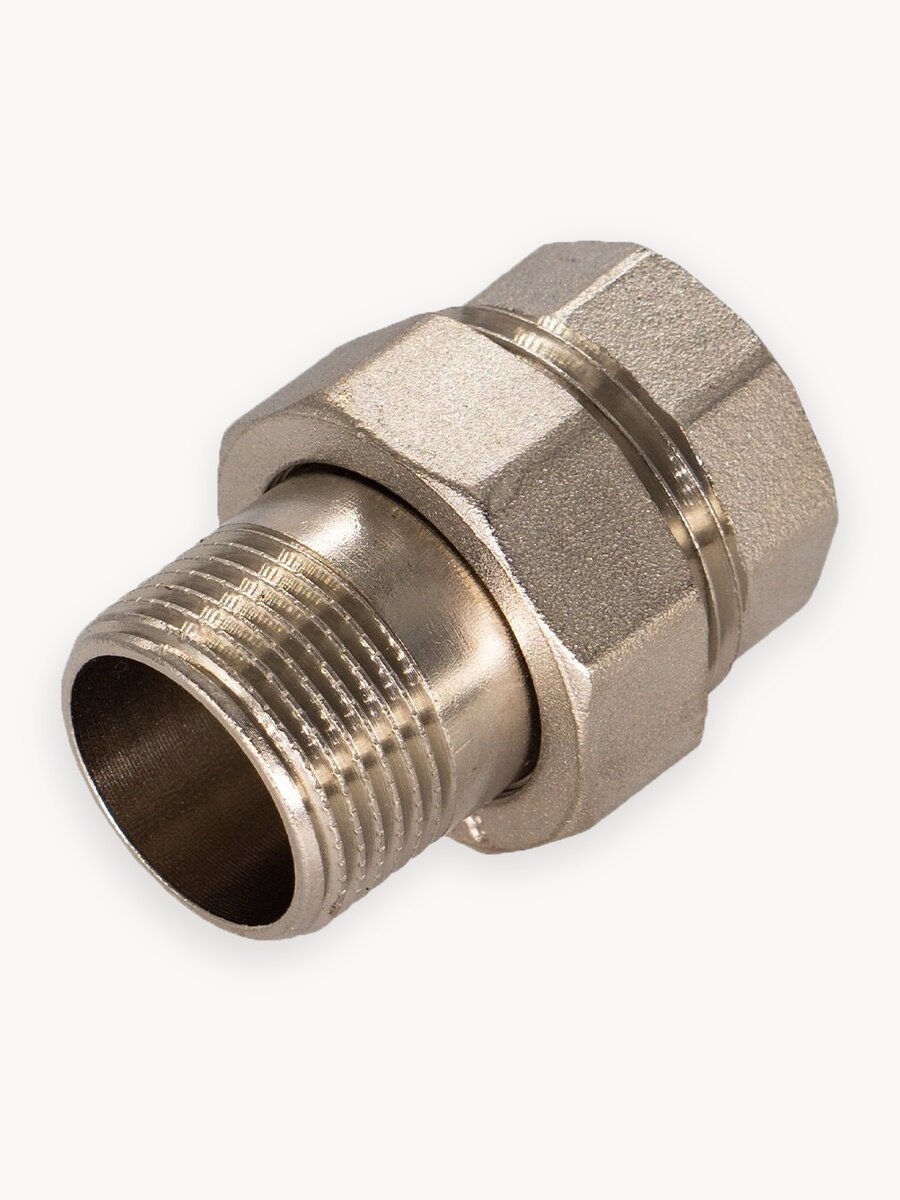 Американка 1/2", сгон, с накидной гайкой, резьба наружная; внутренняя, 1 шт