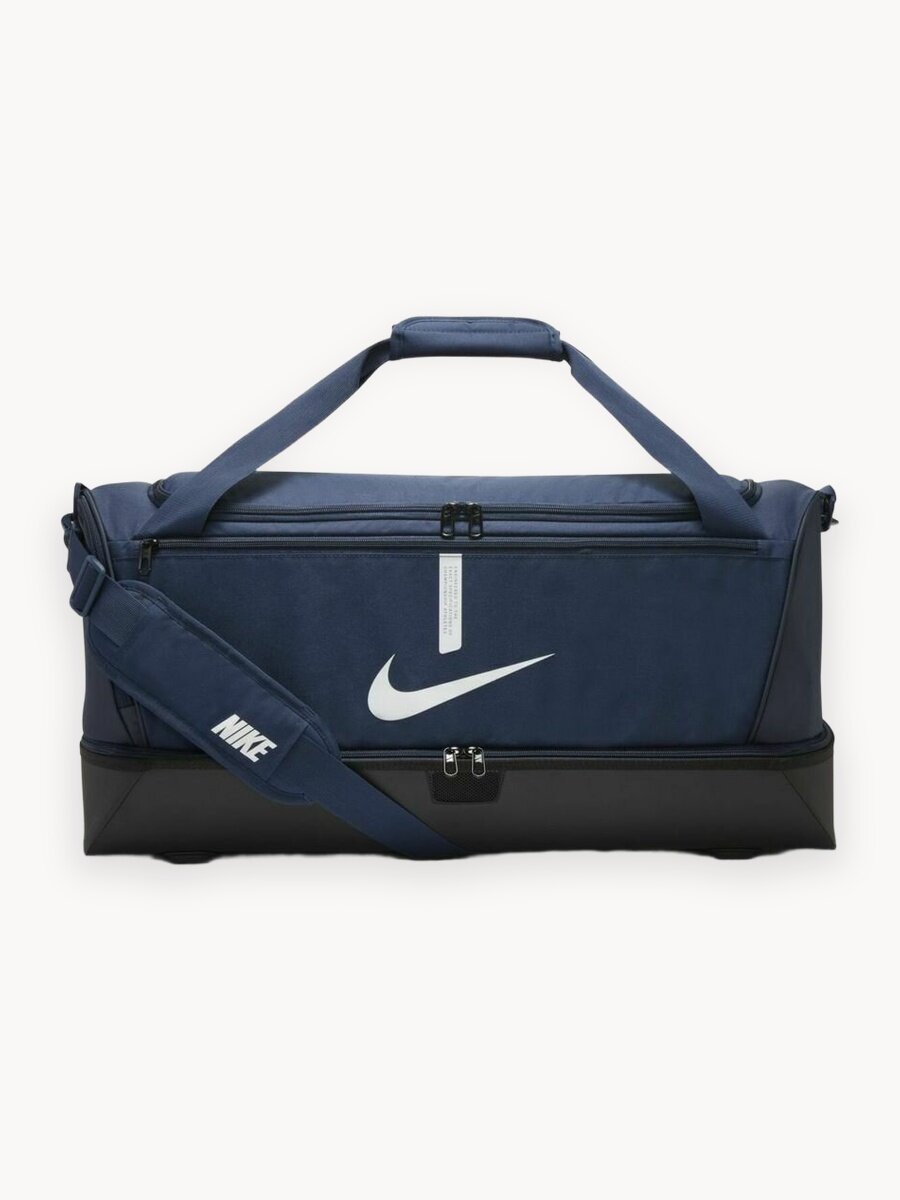 Сумка спортивная NIKE, 30х30х64 см, синий, черный